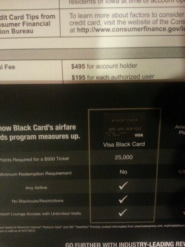 Barclays Black Credit Card offer