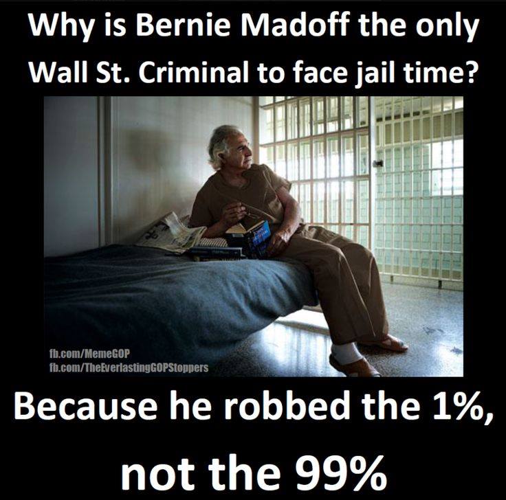 Madoff victim of the 1%