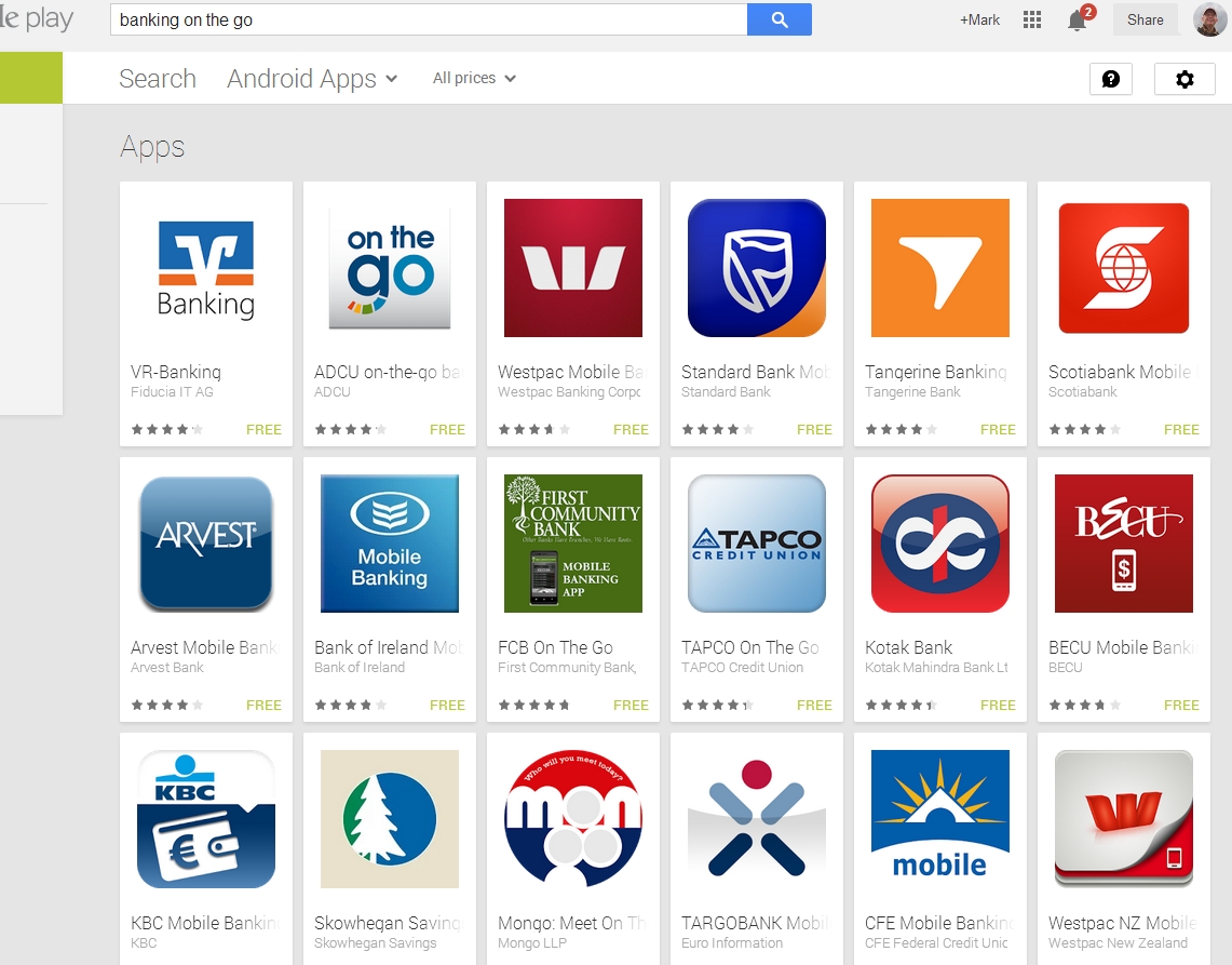 Over a 100 apps, none of them First Direct