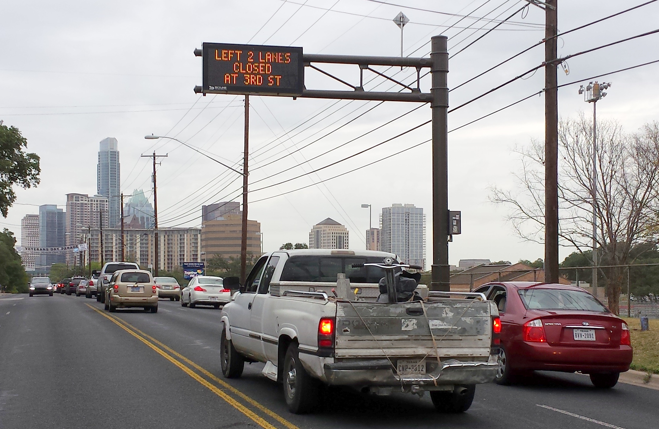Traffic on S 1st